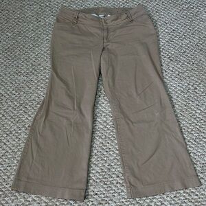 Venezia Brown Boot Cut & Flare Pants